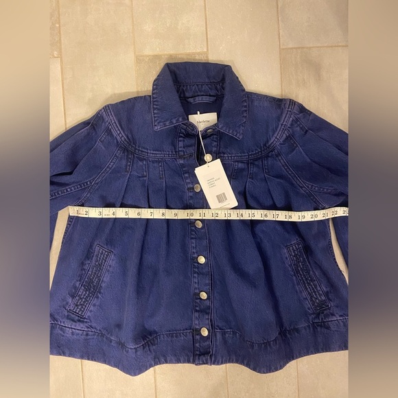 NWT Merlette Easton Denim Jacket Cobalt Blue Size XS - Picture 11 of 12
